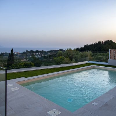 villa-andromeda-preveza-monolithi-greece-pool-area-at-evening